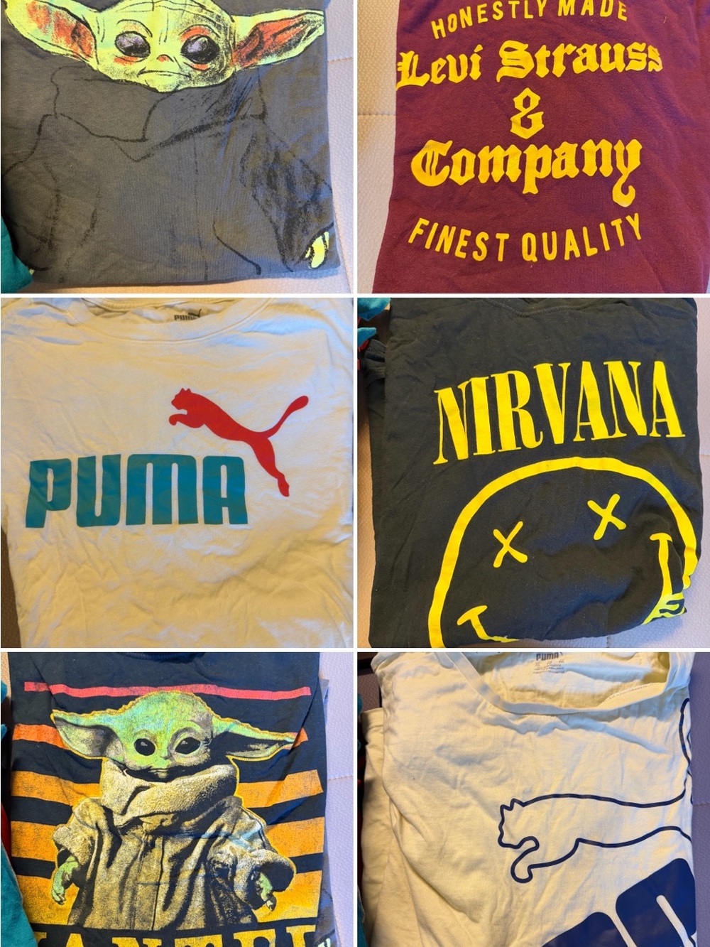 Set of 30 men’s T-shirts size 2XL in pre-owned condition - Picture 3 of 6
